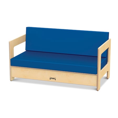 Jonti-Craft Living Room Couch, Blue 3751JC